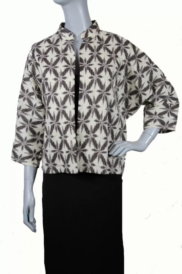 Setareh- Lightweight Cotton Jacket with Kimono Sleeves