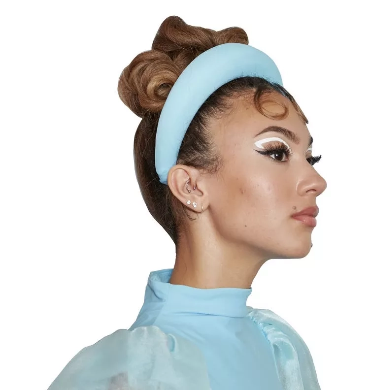 Blue Padded Headband