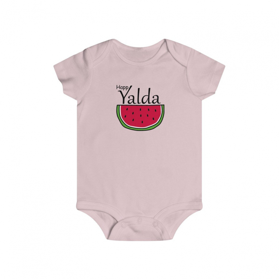 Happy Yalda Baby Bodysuit, US, Made in USA- Nb To 24m, Made In Usa