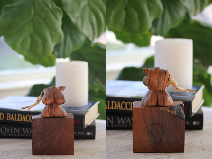 Wooden Statue Nude Female