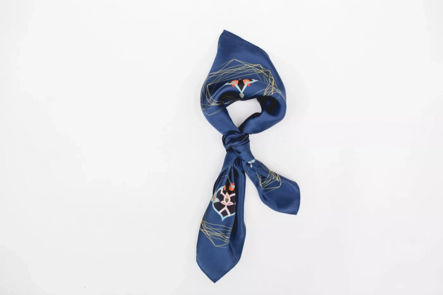 Zolf, Silk scarf with Persian Pattern