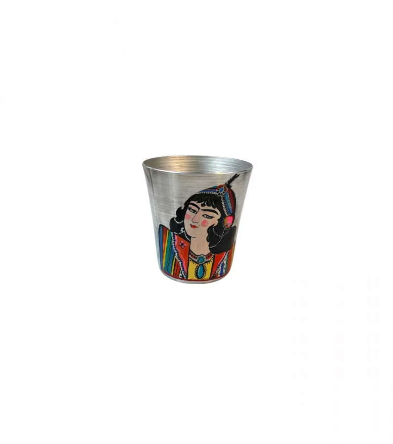  Chinese girl hand-painted vase