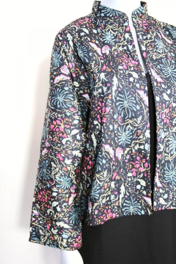 Golestan- Lightweight Cotton Jacket with Kimono Sleeves