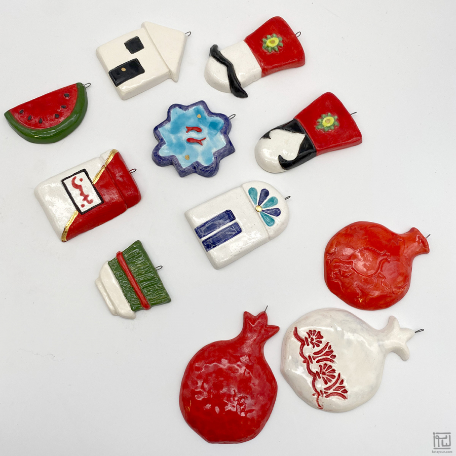 Diasporaments – Persian Christmas/Yalda Tree Ornaments 