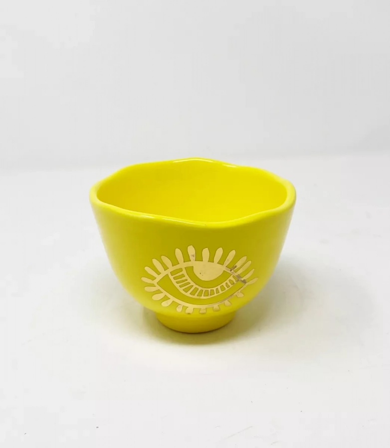 SH-Evil Eye Bowl – Yellow
