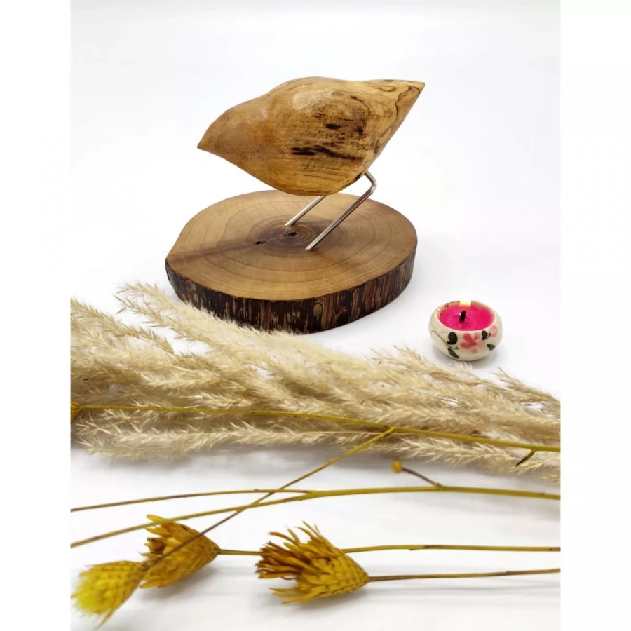 Wooden bird, wood, decorative, gift
