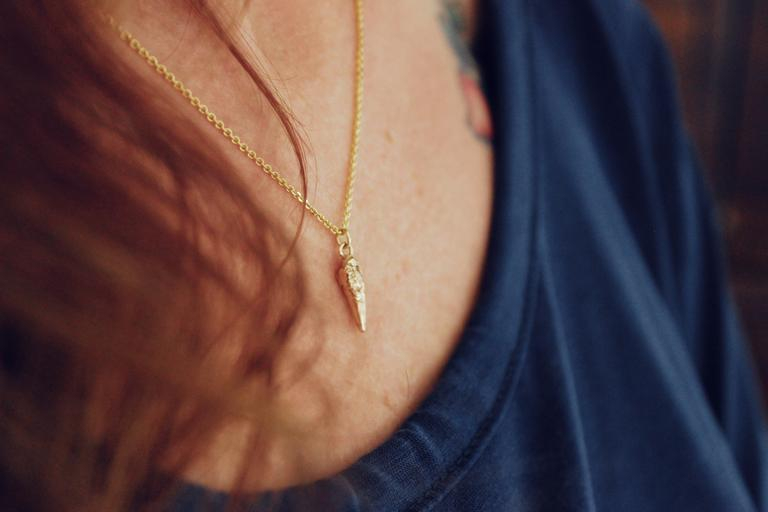 The Golden Icicle Necklace