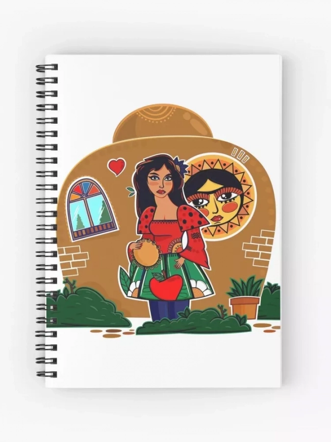 Persian Bahar Spring Illustration Notebook