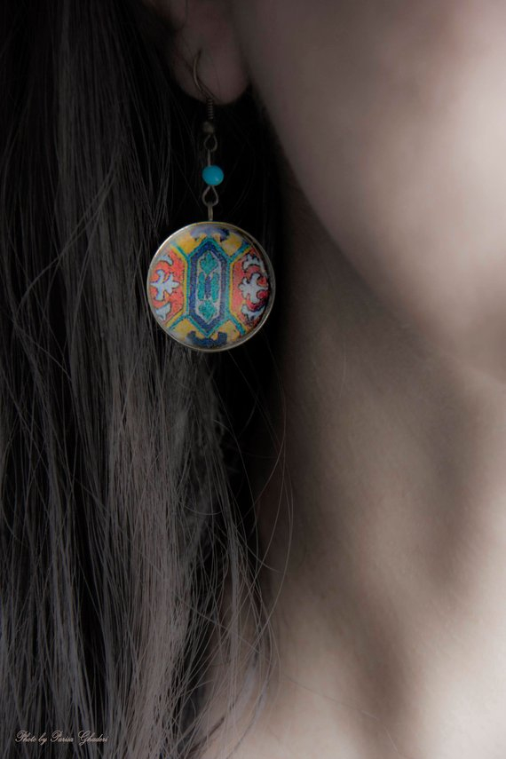 BOHO dangle earrings - Ethnic - Tribal - Moroccan
