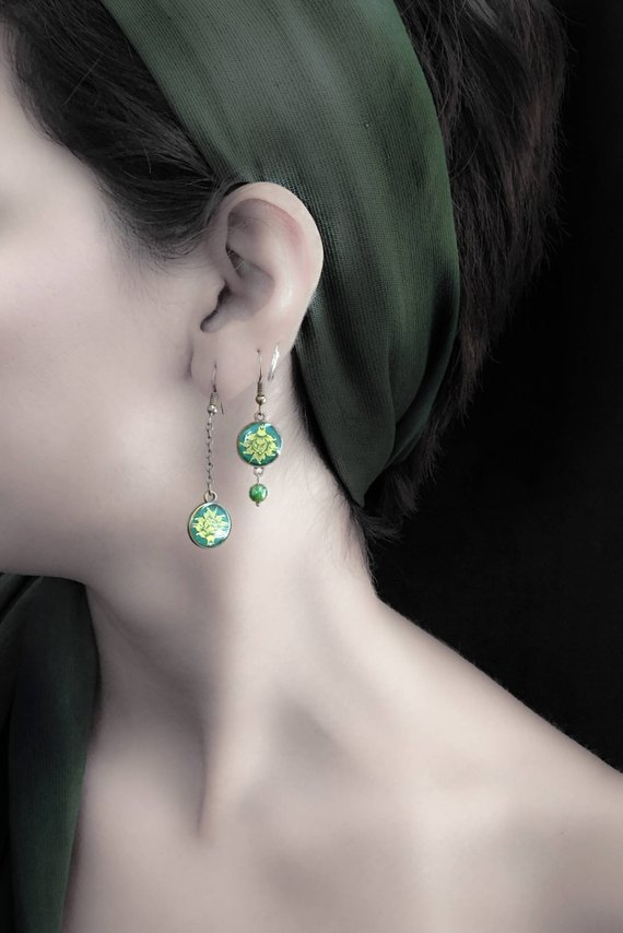 AVISH asymmetrical earrings