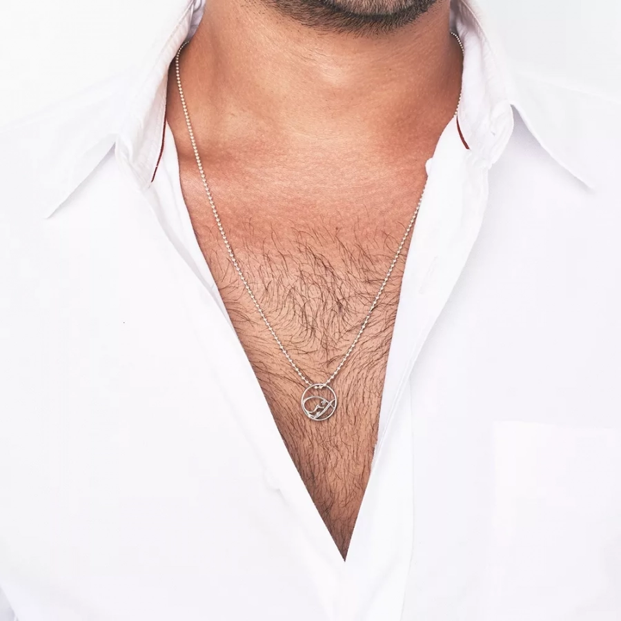 Men Persian necklace - Farsi or Arabic name 