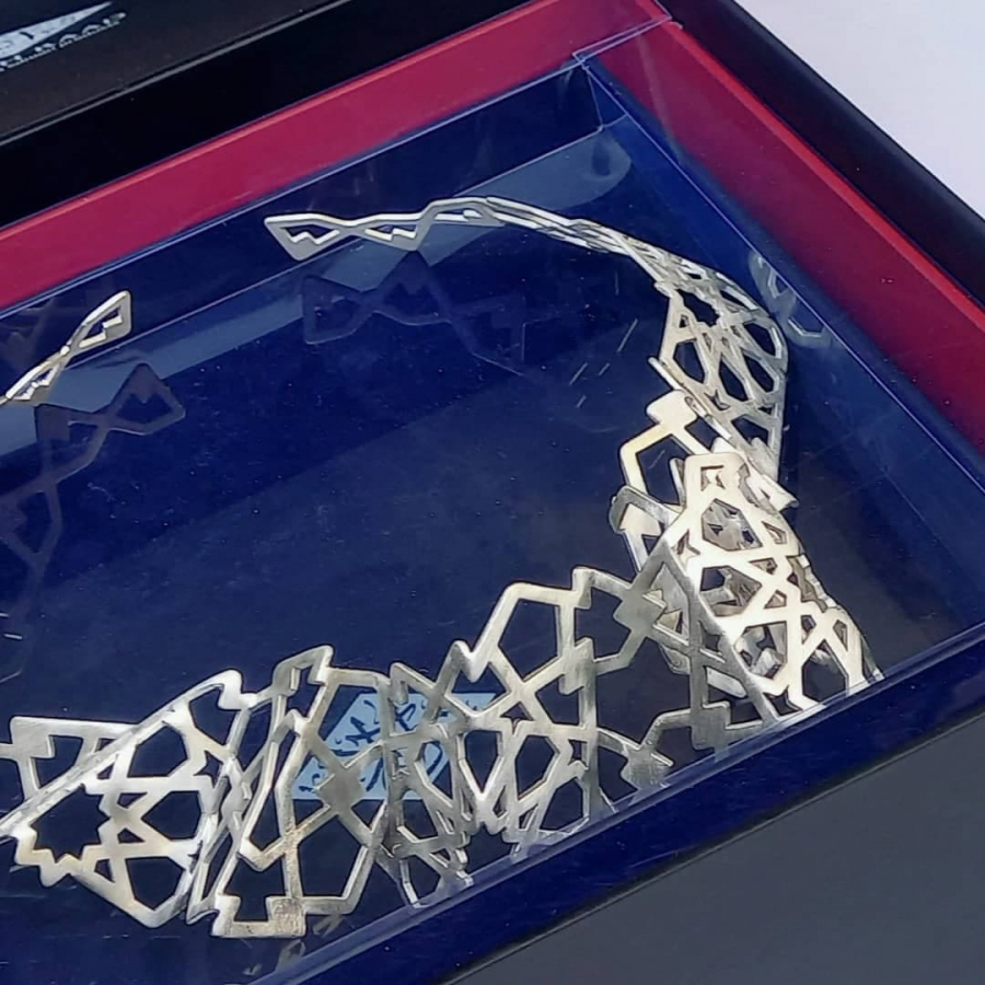 Award Winner Rhabsody Necklace Handmade In Silver