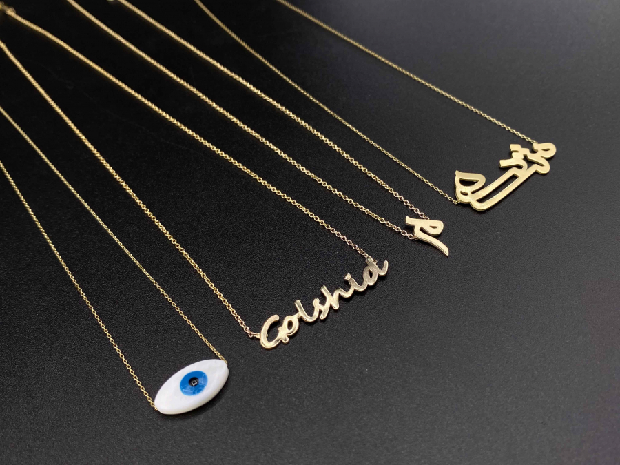 Evil Eye Necklace In Silver Or Gold