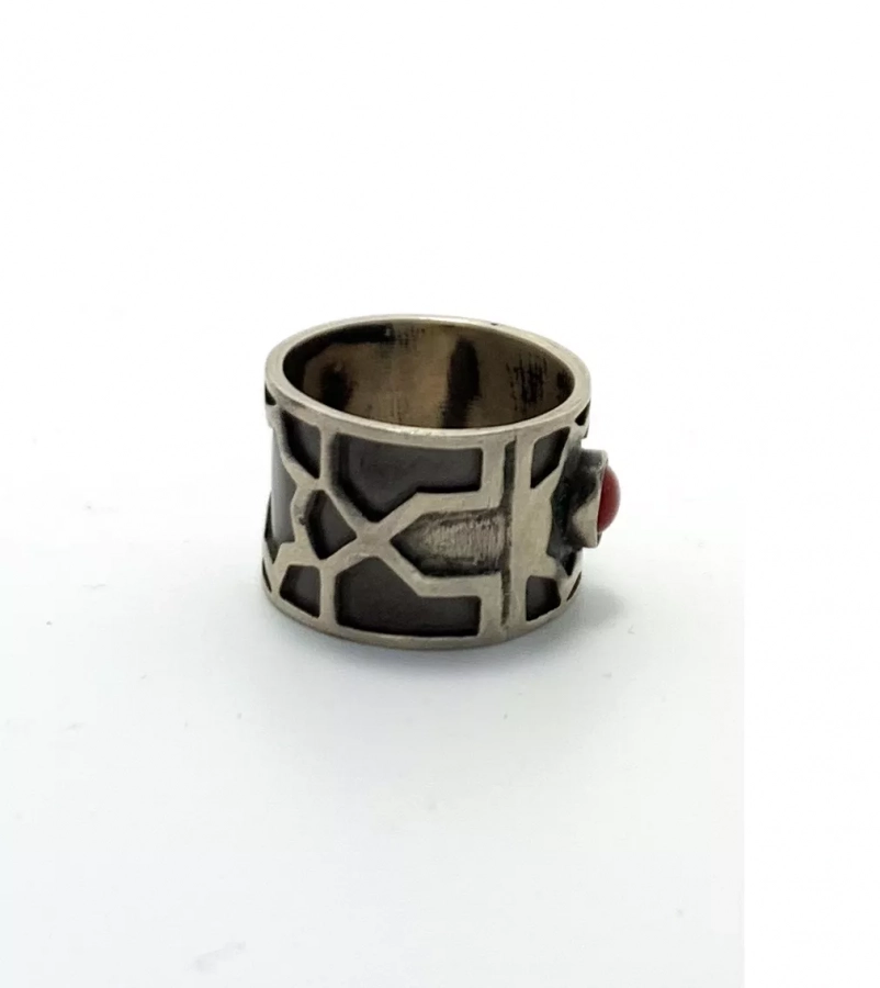 Handmade Silver Persian Design Ring