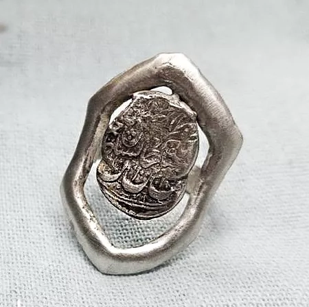 Persian Handmade And Written Silver Ring