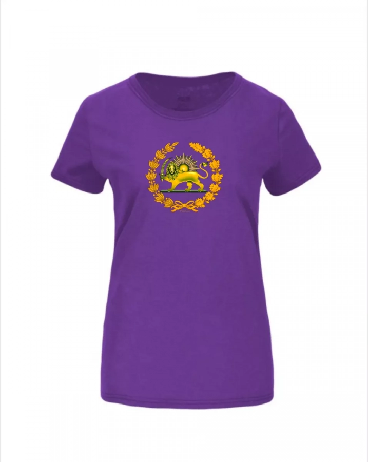  Lion&Sun emblem on T-Shirt For Ladies