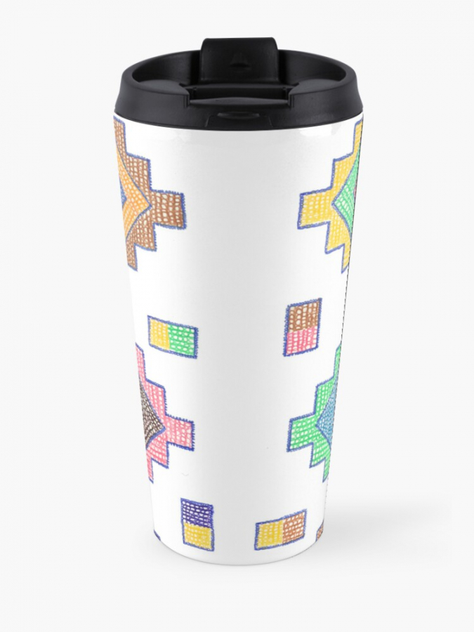 Persian white old pattern Esfahan illustration Coffee Cup